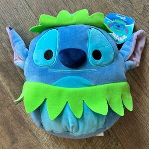 Disney Stitch Plush with Blue and Green Details